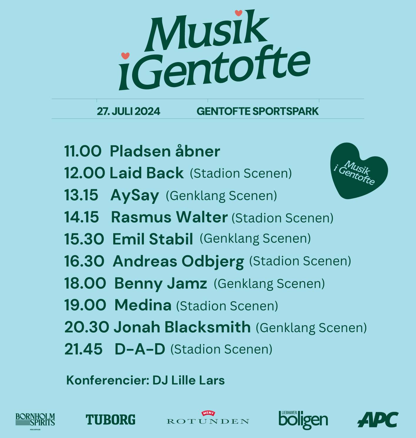 Musik i Gentofte 2024 poster