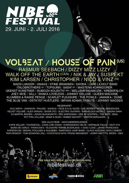 Nibe Festival 2016 poster